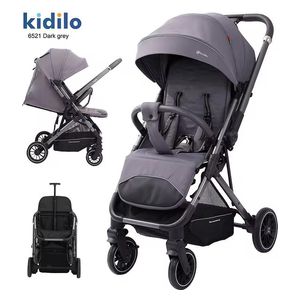  Kidilo 6521-Dark-grey - Baby Stroller - Dark Gray 