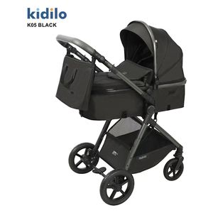  Kidilo K05 - Reversible Baby Stroller - Black 