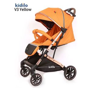Kidilo V3 Baby Stroller - Yellow