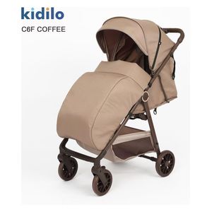  Kidilo C6F - Lightweight Travel Stroller - Coffee 