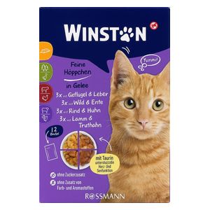  وينستون طعام للقطط مكس C - 12 قطعة 