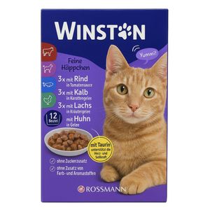  وينستون طعام للقطط مكس E - 12 قطعة 