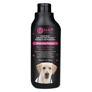  N4P Deworming Flea & Tick Shampoo for Dogs and Cats - 750ml 