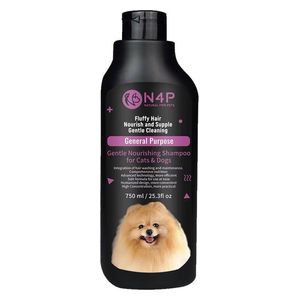  N4P Long Hair Shampoo for Cats and Dogs - 750ml 