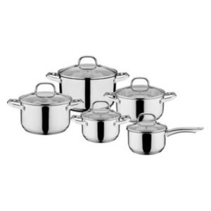  GSW Cookware Set - 10 piece - Silver 