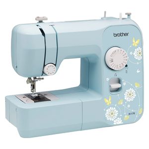  Brother JK17B - Sewing Machine - 17 Built in Stitches - LED - Blue 