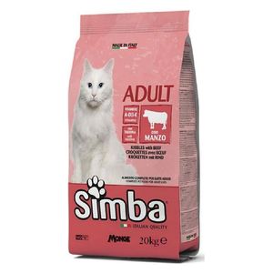  سيمبا طعام القطط البالغة بنكهة لحم البقر - 20 كغم 