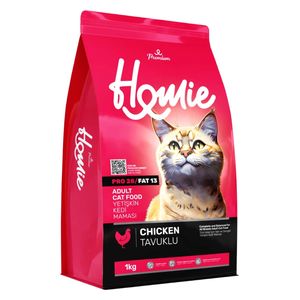  هومي بريميوم طعام القطط البالغة بنكهة الدجاج - 1 كغم 