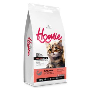 هومي طعام القطط الصغيرة والأمهات بنكهة سمك السلمون - 1.5 كغم 