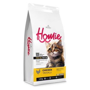  هومي طعام القطط الصغيرة والأمهات بالدجاج - 1.5 كغم 