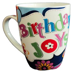  Birthday Joy Ceramic Birthday Mug - Colorful 