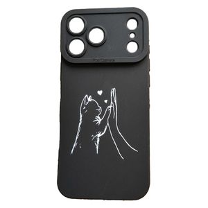  Cat High Five Protective Case ForiPhone 17 Pro Max - Black 