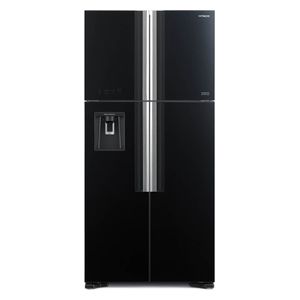 ثلاجة هيتاشي ذات التصميم الفرنسي - 25 قدم - RW760BK - اسود زجاجي