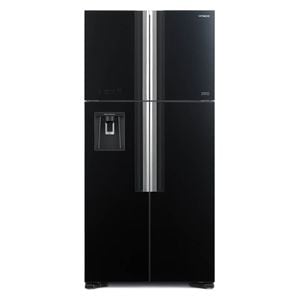  ثلاجة هيتاشي ذات التصميم الفرنسي - 26 قدم - RW760PUQ7-GBK - اسود 