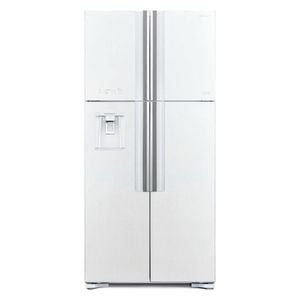 Hitachi RW760PUK7GS - 25ft - French Door Refrigerator - Glass White