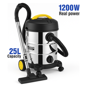  Almanar DSP Wet & Dry Vacuum Cleaner – 25L – Wet & Dry Vacuum – 008 Silver Screen 