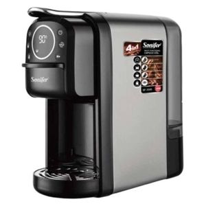 Sonifer SF-3585 Multi-Functional Capsule Coffee Machine - 1400W - One-touch control with LED indicators - Black