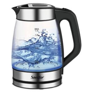  Sonifer Electric Kettle - 2200W - Glass - 1.7L 