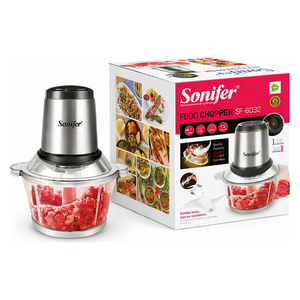  Sonifer SF-8032 - Food Chopper - 250W - 1.8L - Silver 