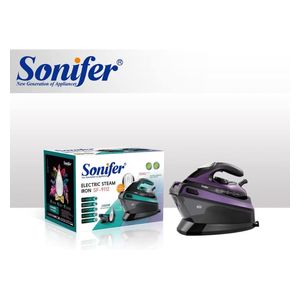 Sonifer  Steam Iron - 2400W  - Large 1.5L water tank - Black