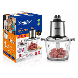  سونيفر محضرة طعام - 2.5 لتر - 500 واط - SF-8121 - سلفر 