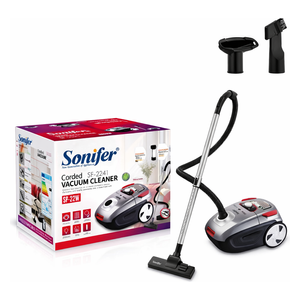  مكنسة سونيفر كهربائية مع كيس - 2600 واط - 3 لتر - SF-2241 - سلفر 