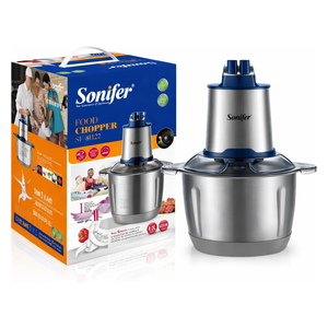  Sonifer SF-8122 - Food Chopper - 4L - 600W - Nickel Copper 