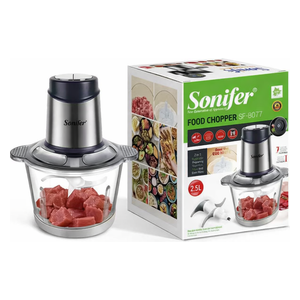  Sonifer SF-8077 - Food Chopper - 2.5 L - 400 W - Silver 