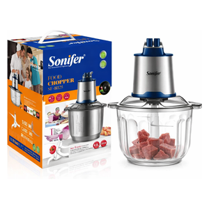  Sonifer SF-8123 - Food Chopper - 4L - 600W - Silver 
