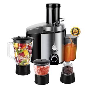  سونيفر خلاط وعصارة 4 في 1 - 800 واط - SF-5525 - أسود 