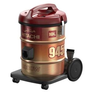 Hitachi CV-945F - 2000W - 18L - Drum Vacuum Cleaner - Red