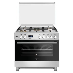طباخ زوجورغازي - 5 مشاعل - ZRC3001 - أبيض
