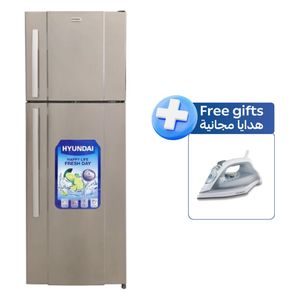 Hyundai HBM-2600 - 26ft - Conventional Refrigerator - Silver + Hyundai HBM-605 - Steam Iron - White 