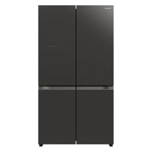  ثلاجة هيتاشي ذات التصميم الفرنسي - 21 قدم - R-WB720VUQ0 GS - رمادي 