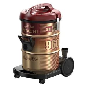  Hitachi CV-960F - 2200W - 21L - Drum Vacuum Cleaner - Red 