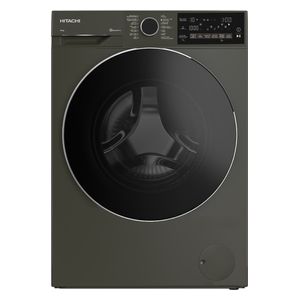  غسالة هيتاشي فتحة امامية - 10 كغم - 1400 دورة بالدقيقة - BD-100XFVEM - رمادي 