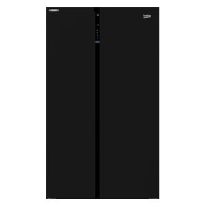 Beko GN164020GB - 20 ft - Side By Side Refrigerator - Black