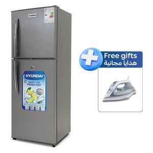  Hyundai HBM-800 - Conventional Refrigerator - 8 ft - Silver + Hyundai HBM-605 - Steam Iron - White 
