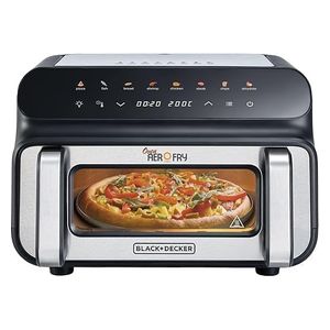  Black & Decker PGAF105-B5 - 5-in-1 Pizza Grill Aerofry Oven - 10.5 L - Black 
