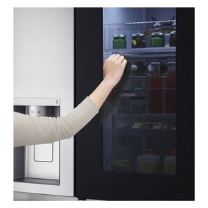  ثلاجة ال جي ذات التصميم الفرنسي - 22 قدم - GCX-287TVS - سلفر 