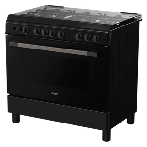طباخ زوجورغازي - 5 مشاعل - ZRC90B - أسود