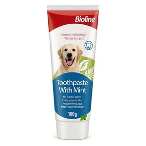  Bioline Mint Toothpaste For Dogs - 100g 