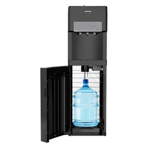 براد مياه تعبئة سفلية توشيبا - تقنية تبريد كثيفة - W2035UVBIQK - أسود