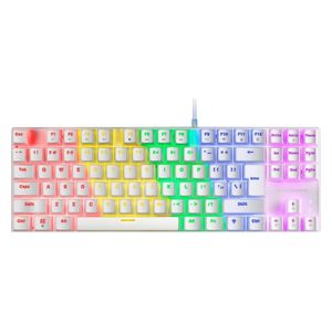  Havit KBL Mechanical Gaming Keyboard - High-quality mechanical switches - RGB backlighting with customizable effects - White 