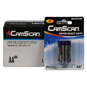  CamScan - AA Battery - Zinc Chloride - 1.5V - Blue 