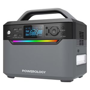  Powerology - Portable Power Generator - 120000mAh - Fast Charging - Black 