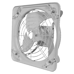  Aswar - Industrial Fan with Front Grill - 14 Inches - Metal Housing, No Shutter - White 