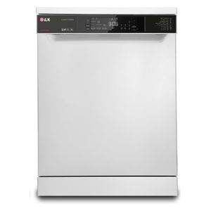 غسالة صحون ايلك - 8 برامج - تجفيف توربو - V158HW - أبيض