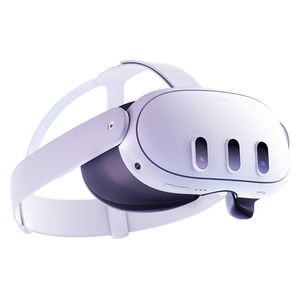  Meta Quest 3 Virtual Reality (VR) Headset - Qualcomm Snapdragon XR2 Gen 2 processor - 4K+ Infinite Display with 2 LCD panels - 512GB internal storage for apps, games, and media - White 