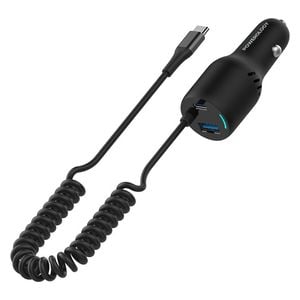  Powerology - Car Charger - 100W - Triple-Port - Black 